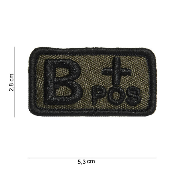 BLOEDGROEP B+ STOF PATCH