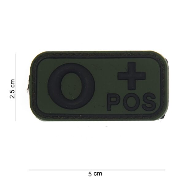 BLOEDGROEP O+ PVC PATCH
