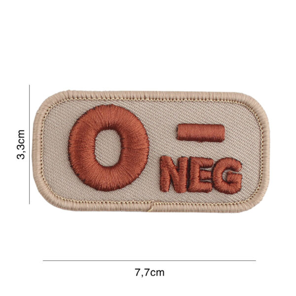 BLOEDGROEP O- STOF PATCH