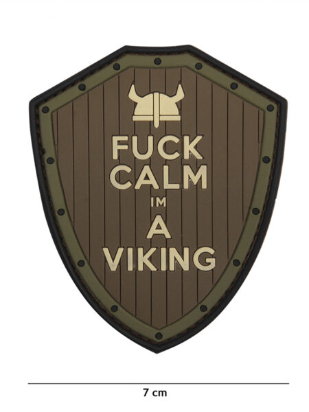 PATCH PVC FUCK CALM VIKING