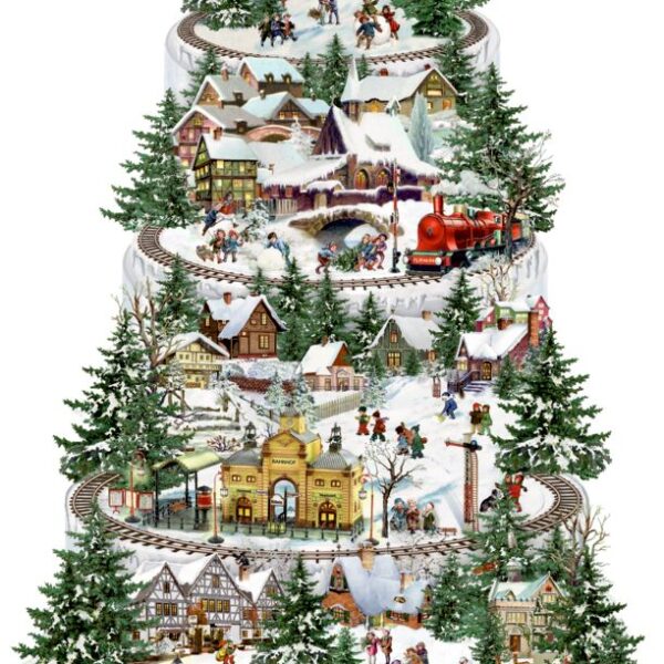ADVENTSKALENDER SPOORBAAN door DENNENBOS