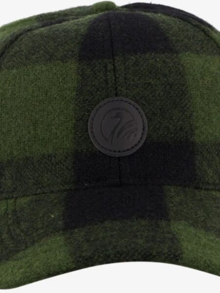 SWANNDRI SWANNI WOOL BASEBAL CAP groen/zwarte ruit