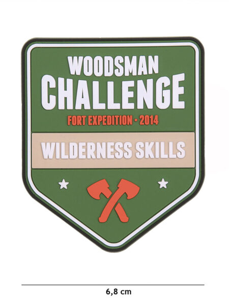 PATCH PVC WOODSMAN CHALLENGE