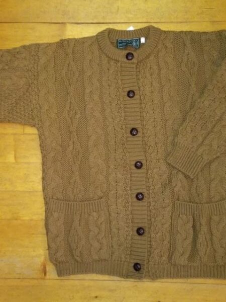 CABLE CARDIGAN WOLLEN VEST