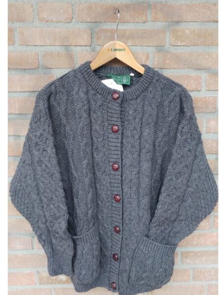 CABLE CARDIGAN WOLLEN VEST