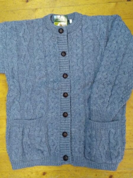 CABLE CARDIGAN WOLLEN VEST
