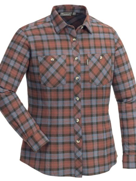 FELICIA FLANNEL BLOUSE PINEWOOD