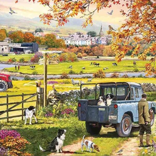 PUZZEL COUNTRYSIDE MORNING